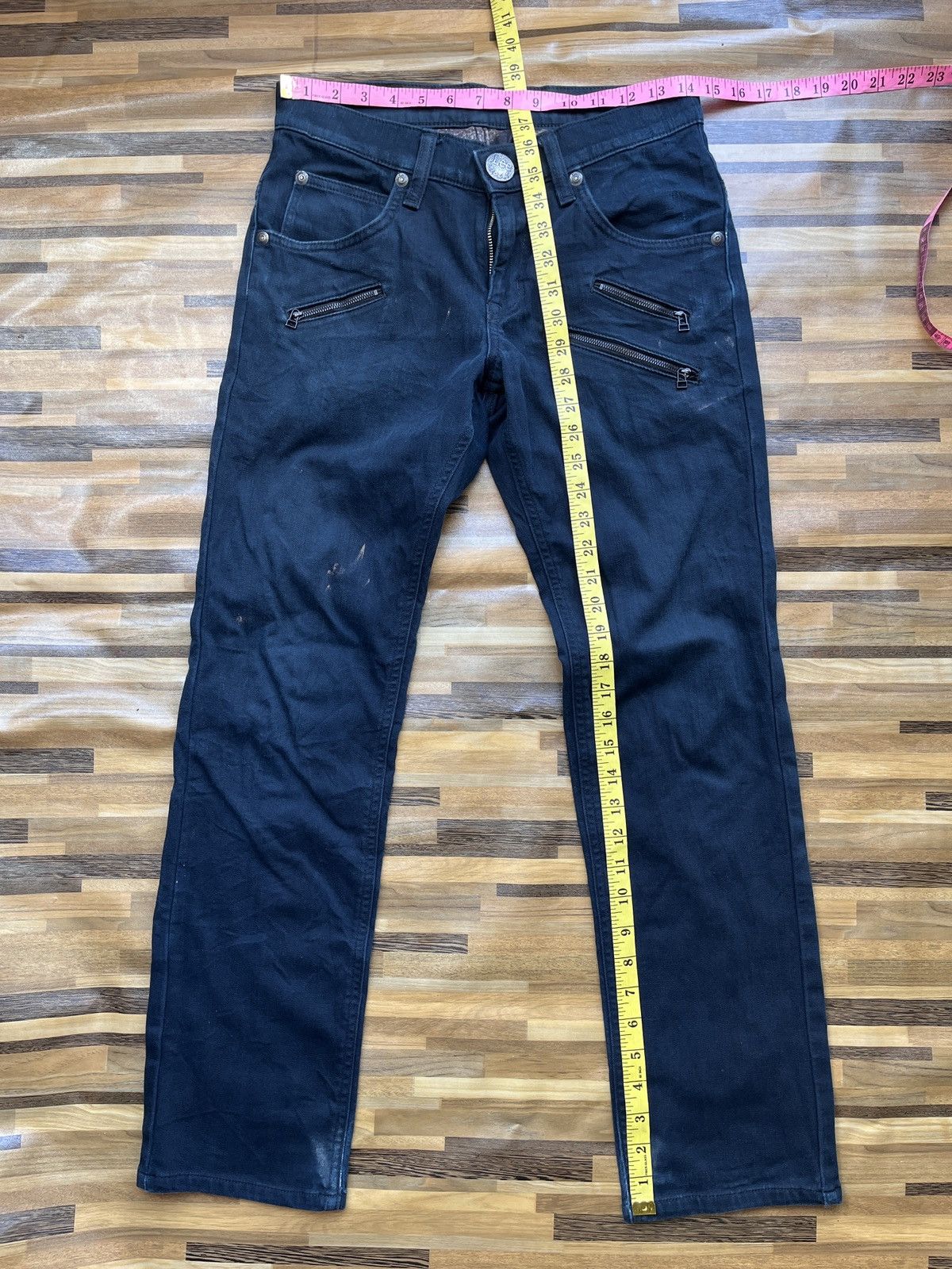 Multipocket Lee Rider Denim Jeans Vintage - 4
