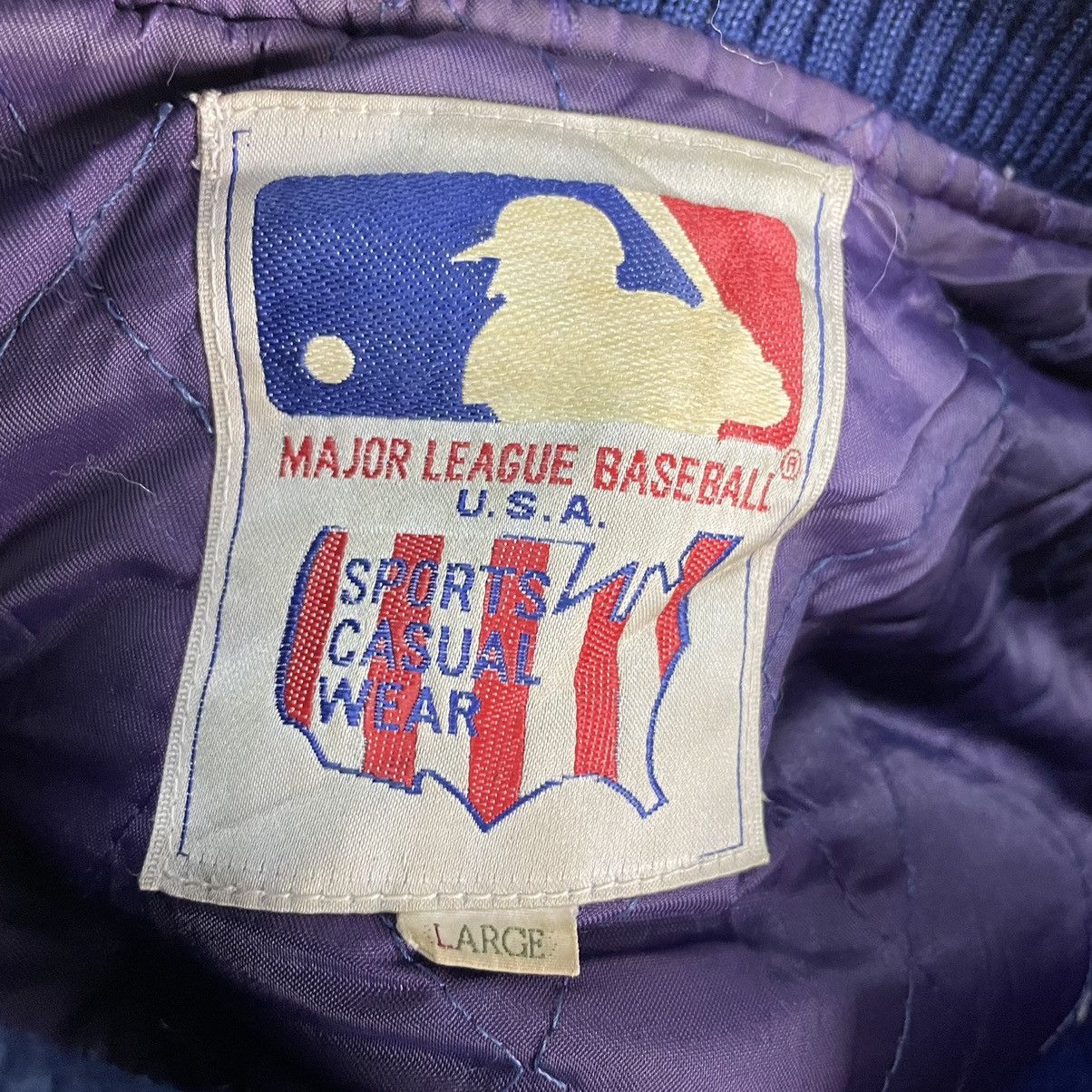 Vintage - ⚡️90s NEW YORK METS Wool Varsity Jacket - 13