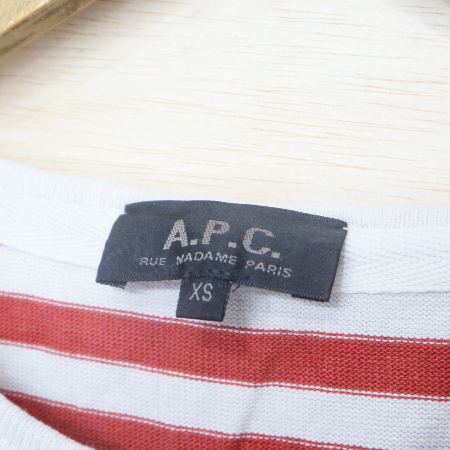Vintage 90s APC Atelier De Production Et De Création Striped Pattern Sweater Sweatshirt APC Paris - 2