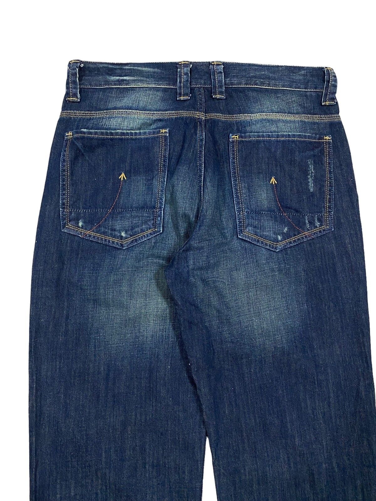 Vtg🔥Nigel Carbourn Utility Dark Blue Wash Jeans - 12