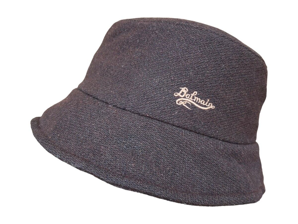 Balmain Paris Bucket Hat Brown Hat - 1