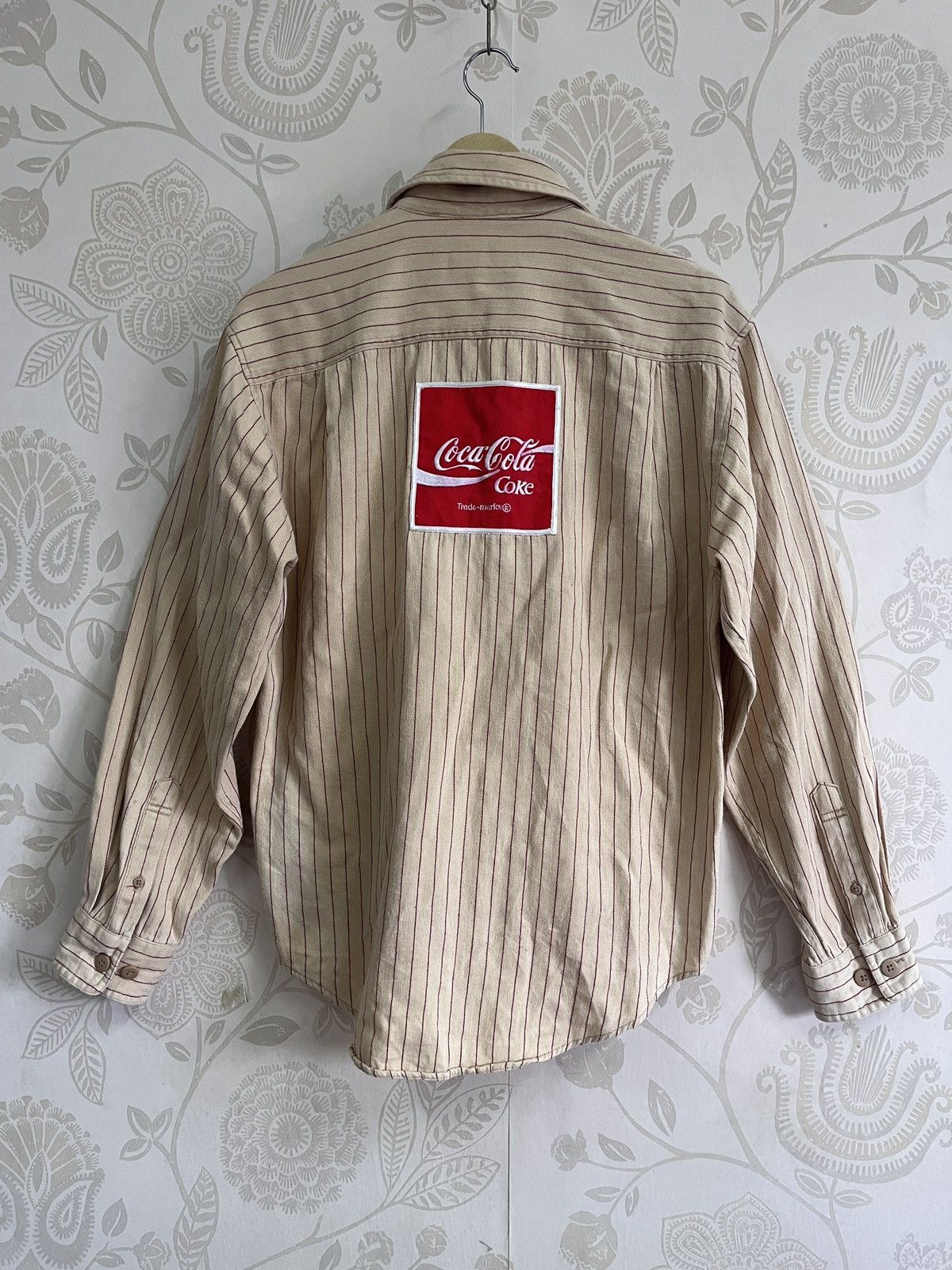 Vintage Coca Cola Hickory Buttons Up Shirt - 22