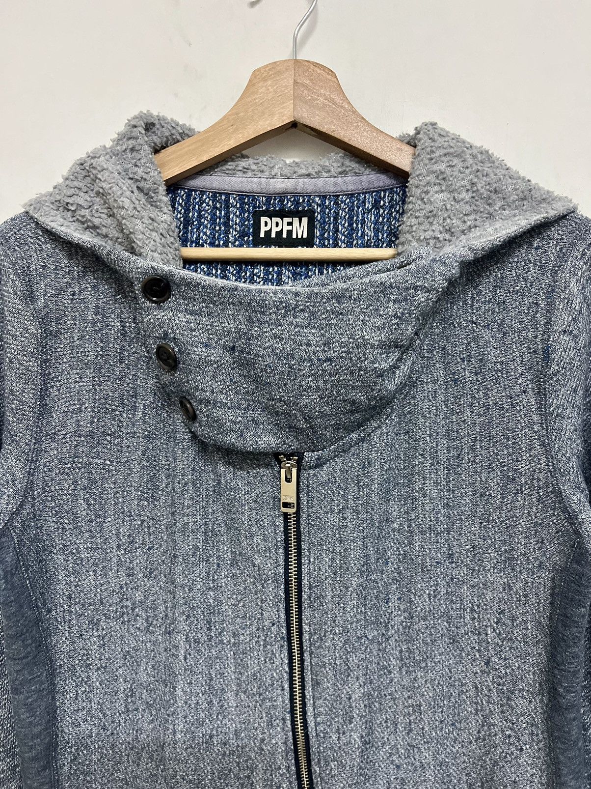 Archival Clothing - FW2012 PPFM OVERSIZE ZIP UP HOODIE - 2