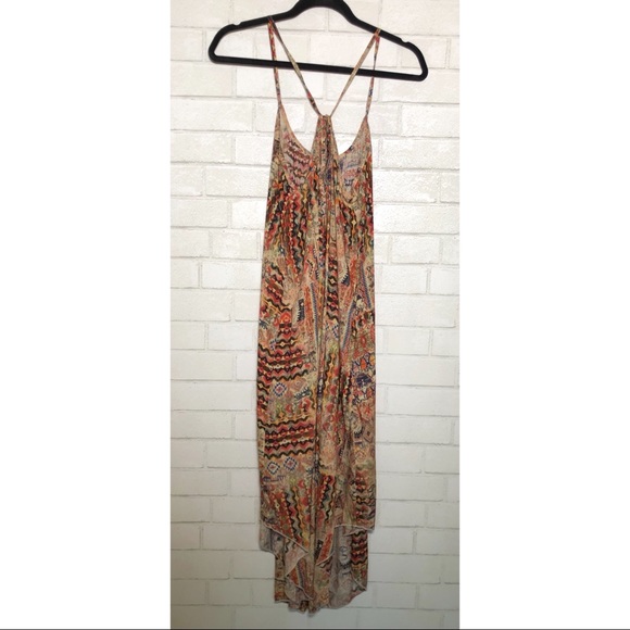 Oxford Circus Aztec Boho Print Handkerchief Dress - 3