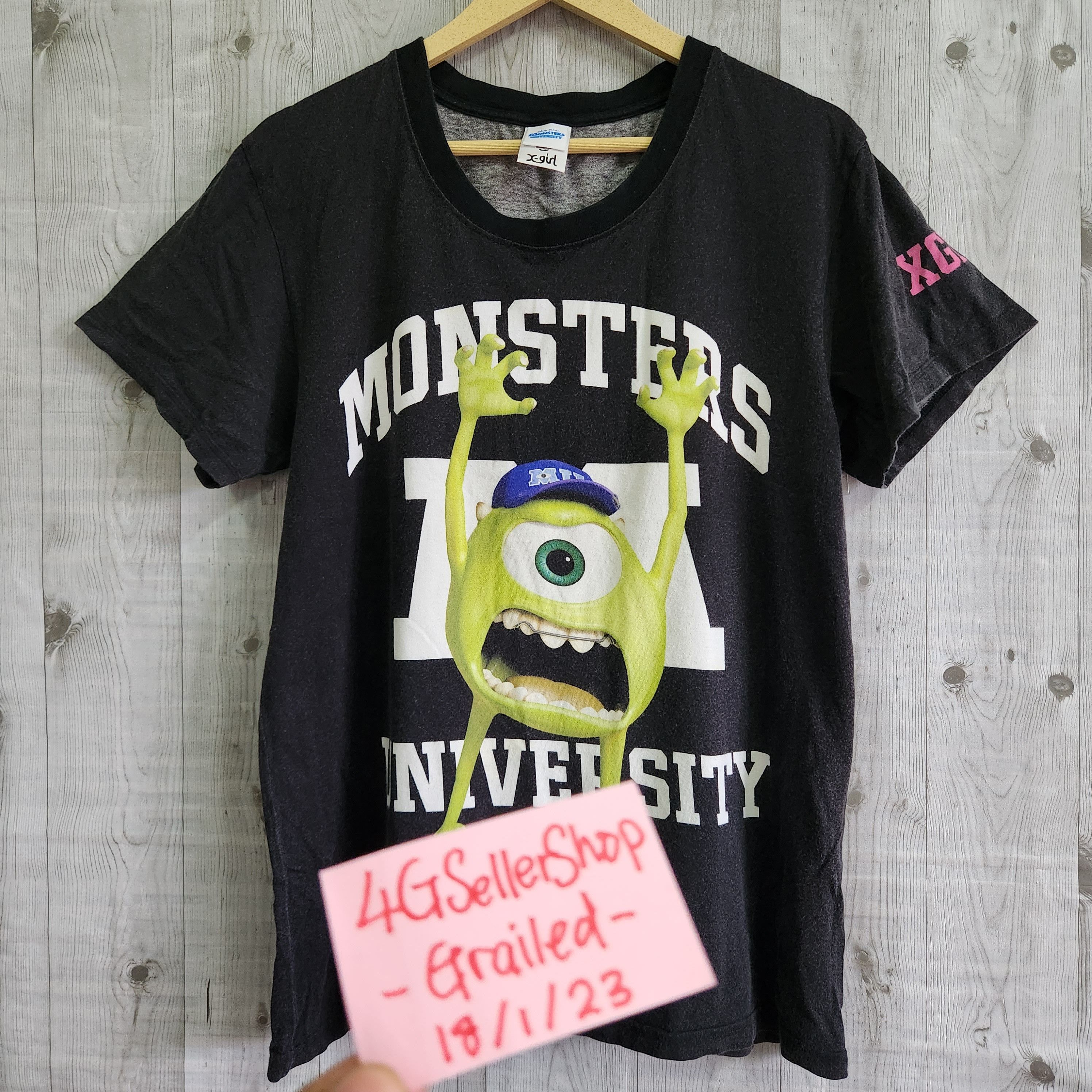 X-Girl X Disney Pixar Monster University Full Printed TShirt - 19