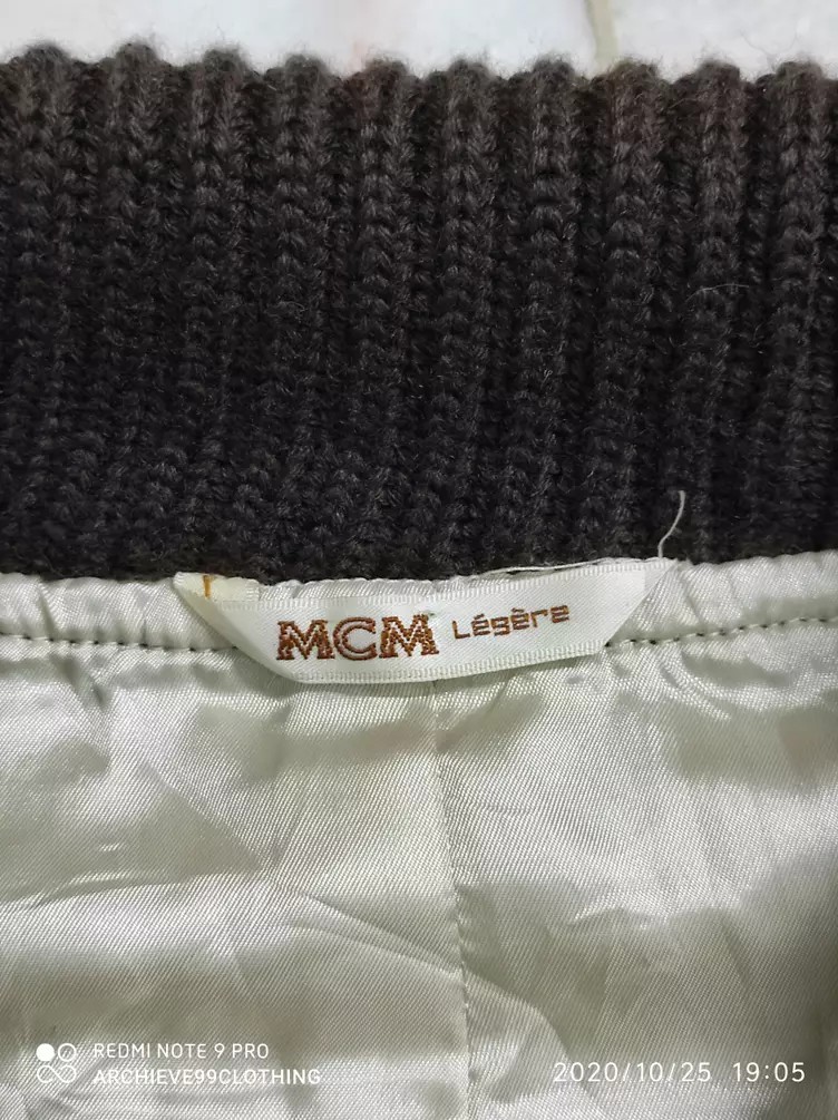 MCM Cotton wool satin lining bomber jacket - 3