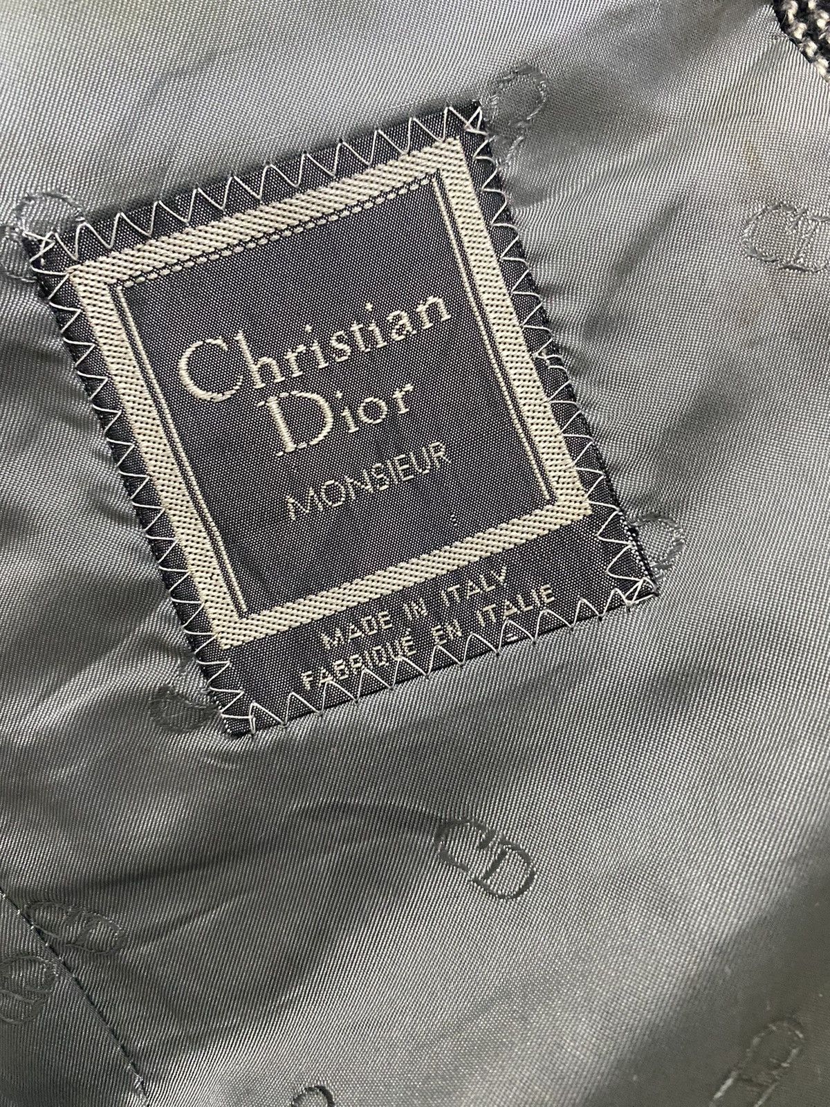 Christian Dior Monsieur - Vintage Christian Dior Made Italy Fashion Design Jacket - 10