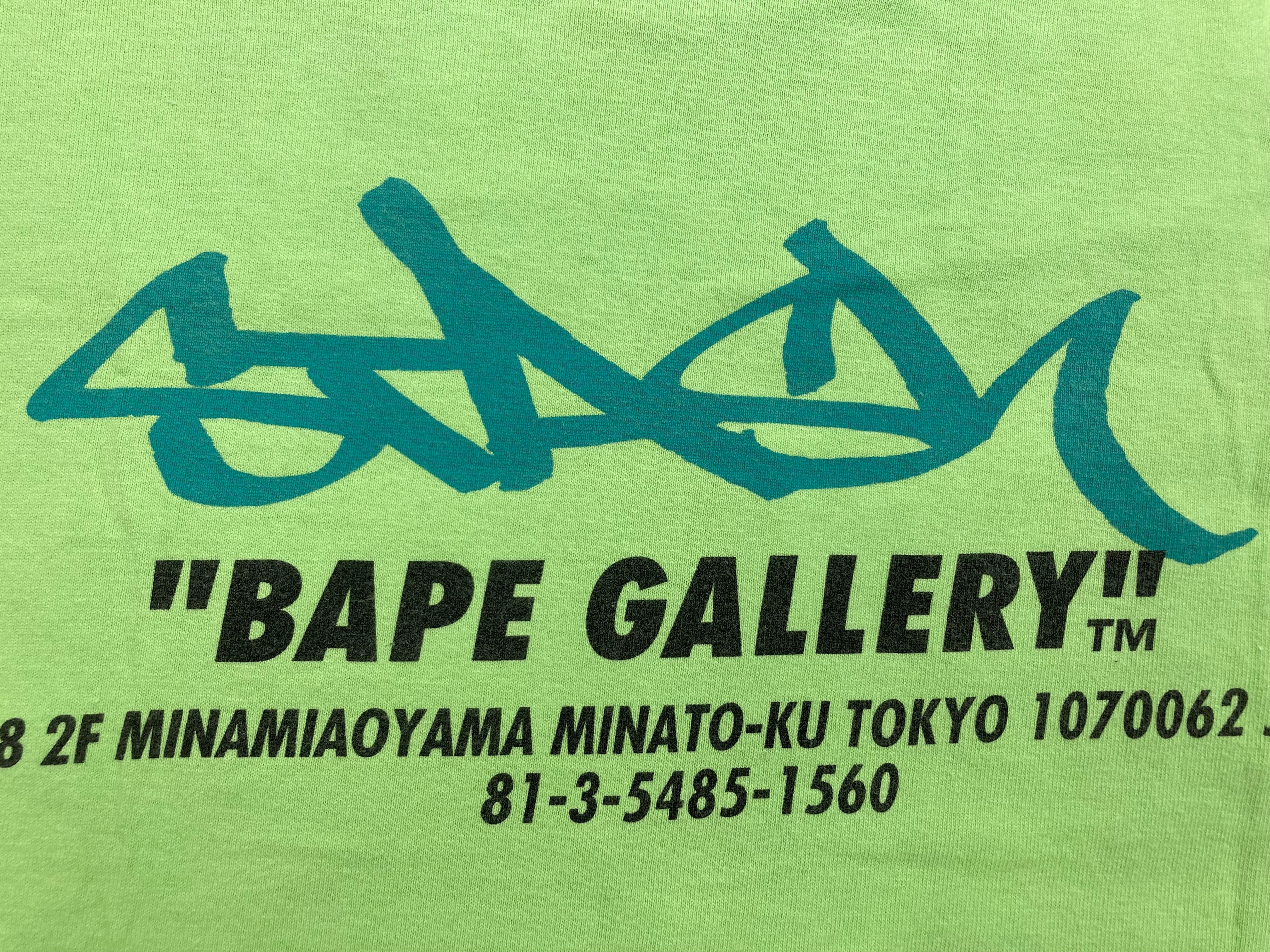 Vintage 2002 Bape Gallery x Stash Tee - 7