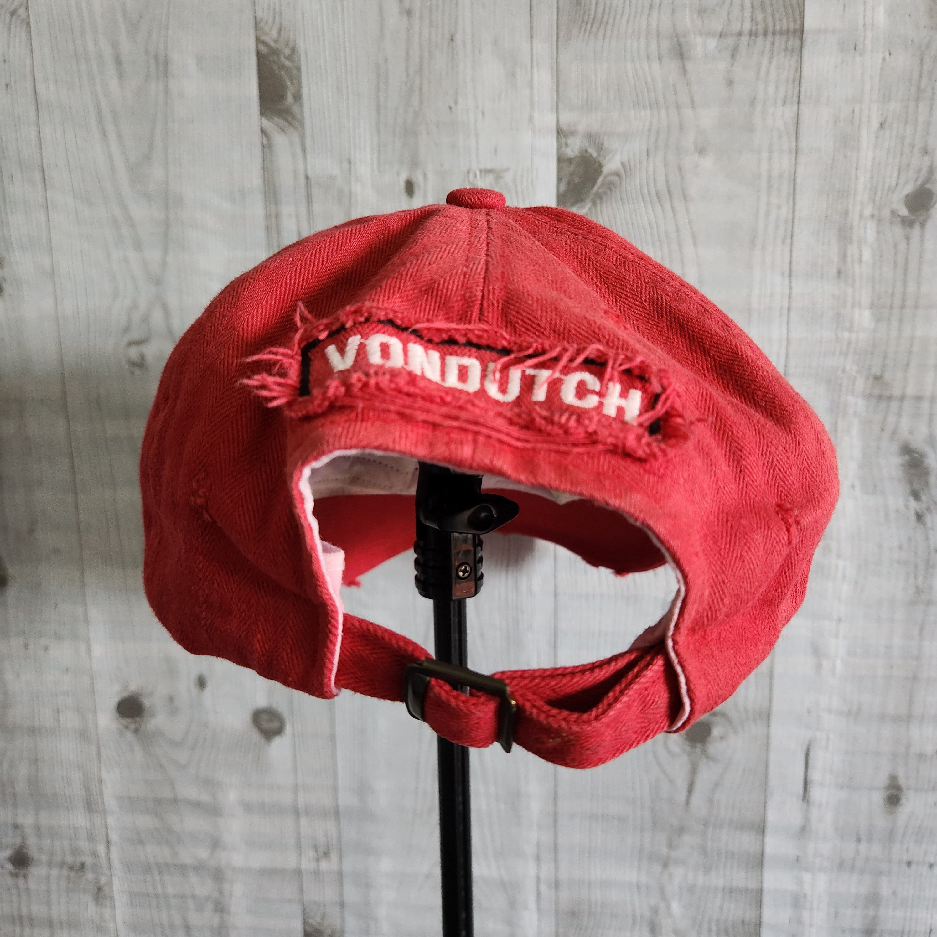 Vintage Von Dutch Kustommade Originals Cap Red In Color - 10