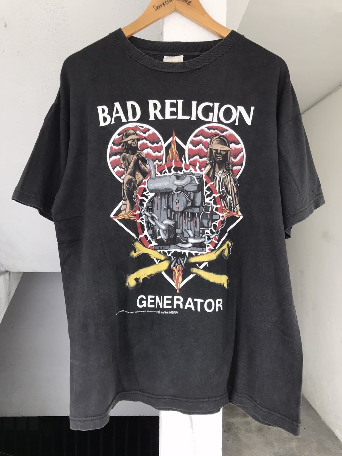 Vintage - Very Rare 1992 Bad Religion Generator Tee