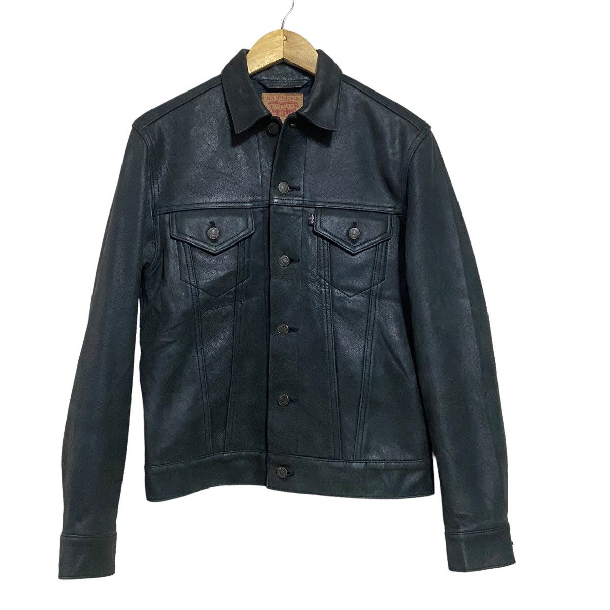 FW2011 Levis X Supreme Leather Trucker Jacket - 2