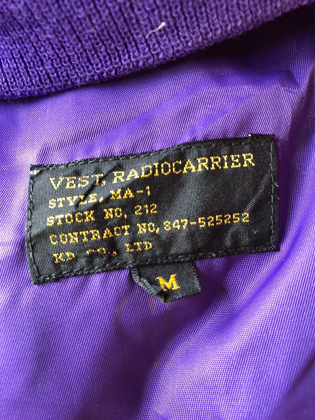 Military - MA-1 RADIOCARRIER VEST - 7