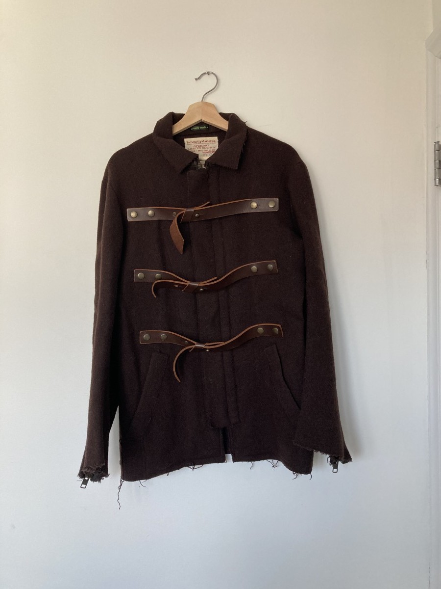 Beauty Beast - Readymade BB distressed bondage wool jacket - 1