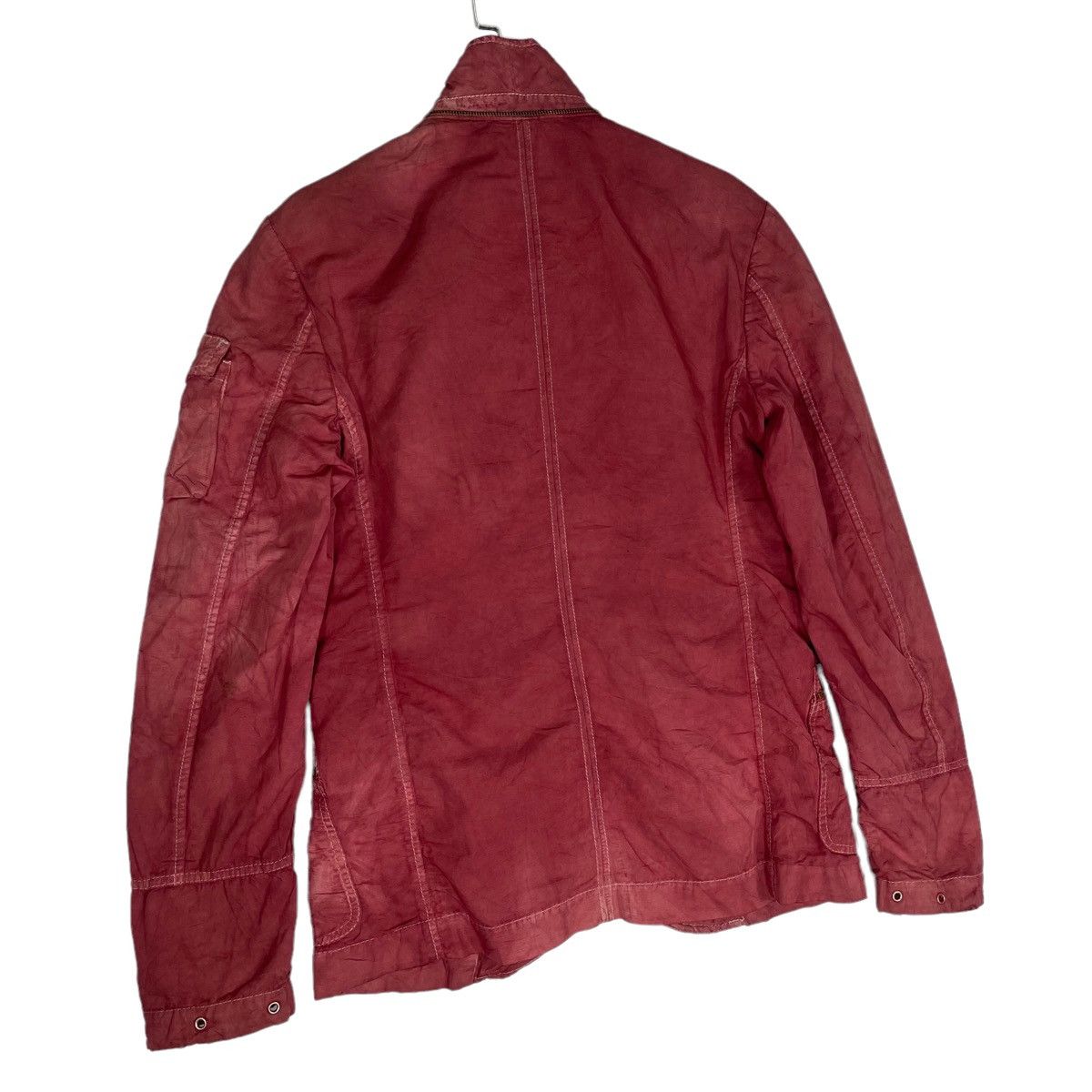 Diesel Stonewash Dye Red Lampo Jacket - 6