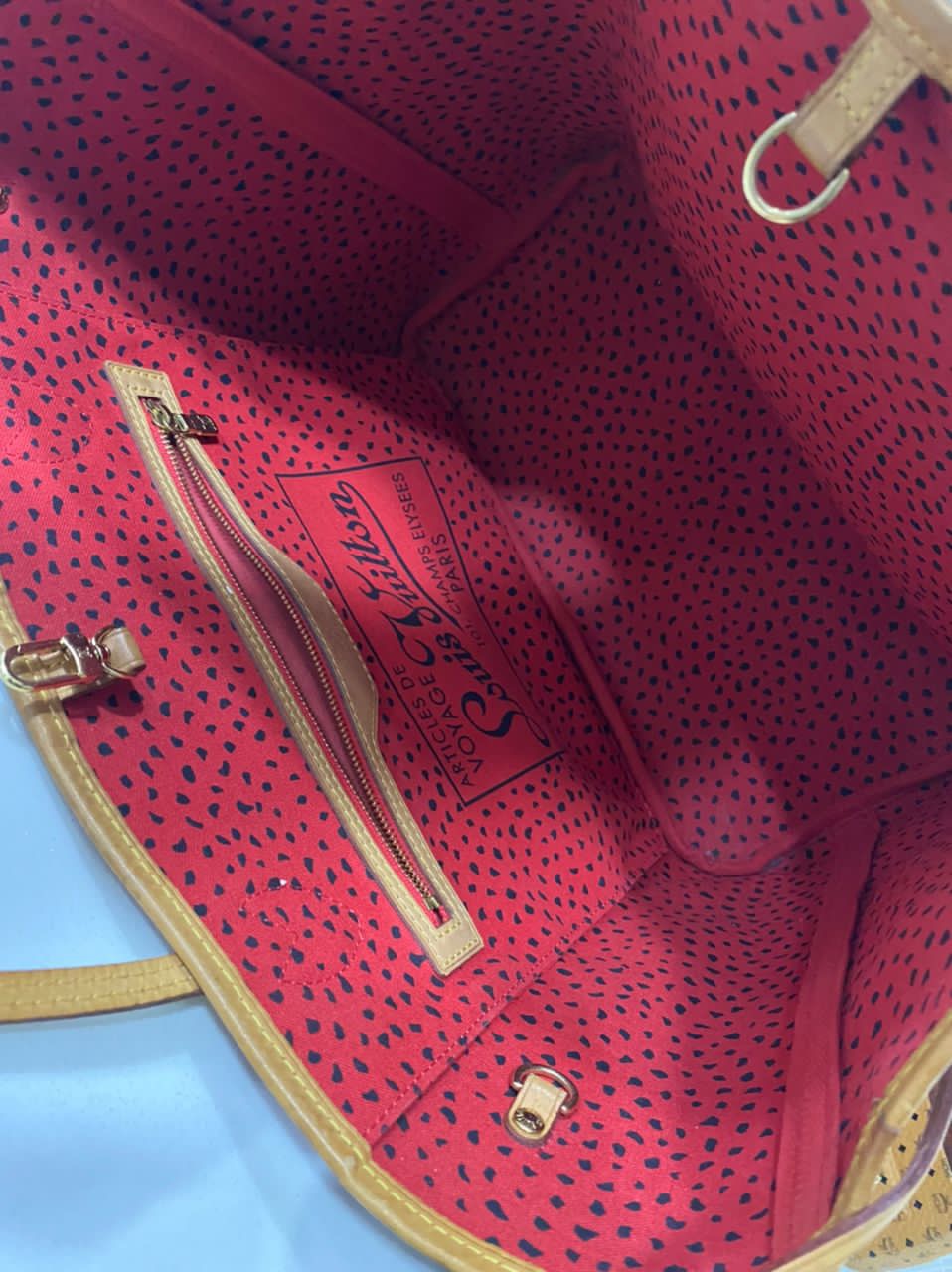 Authentic LOUIS VUITTON X YAYOI KASUMA Neverfull - 9