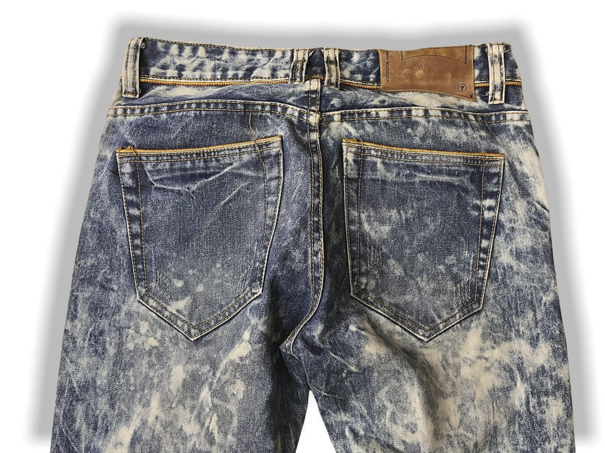 Vintage - INTERROGATION BLEACH DENIM JEANS AVANT GARDE - 11