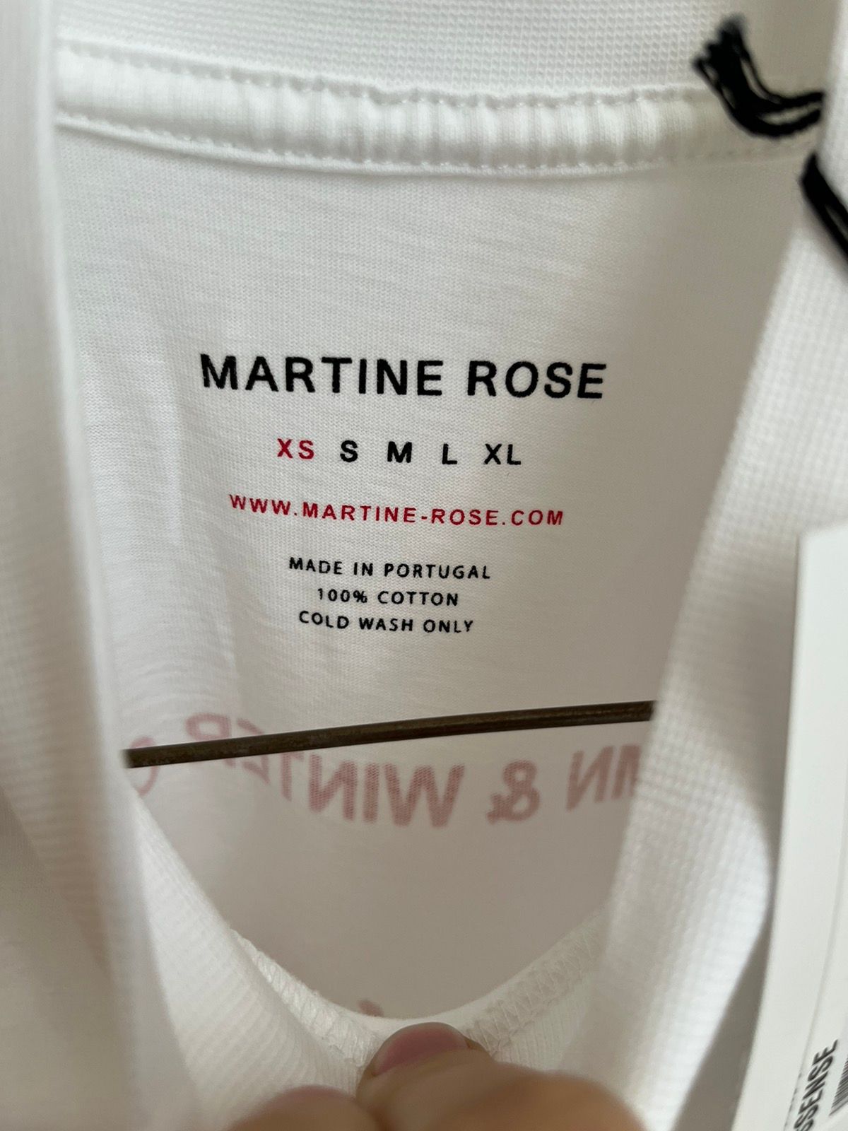 Martine Rose chest logo Tee - 6