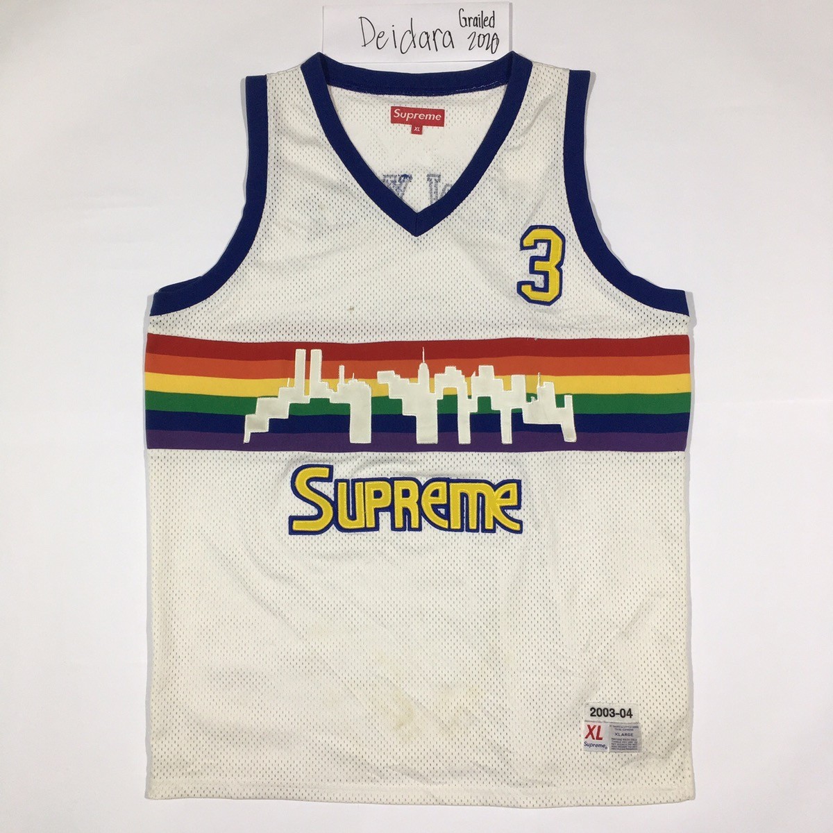 Supreme nuggets basketball jersey tank 2003