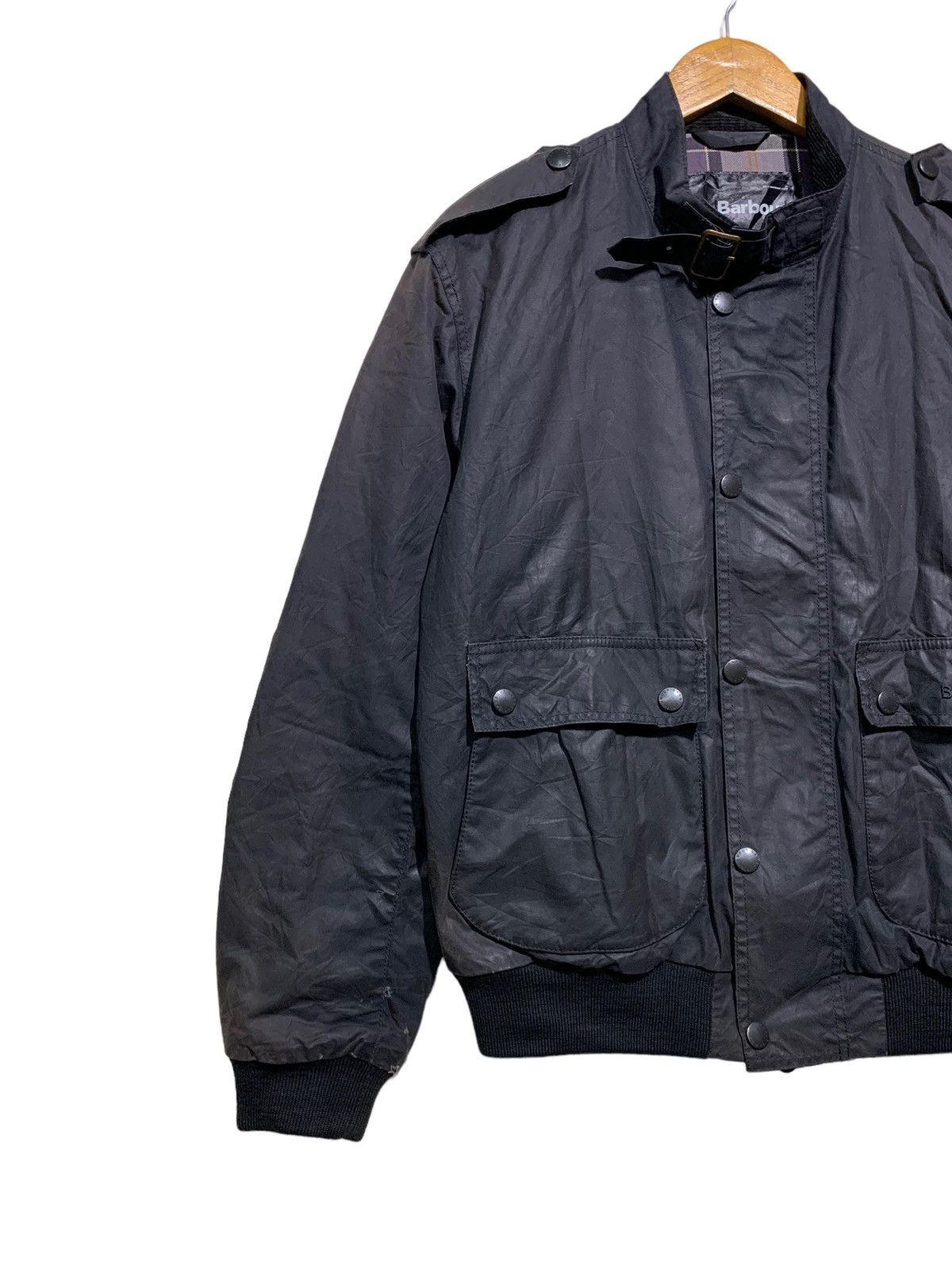 🔥BARBOUR INTERNATIONAL WAXED BOMBER JACKETS - 2