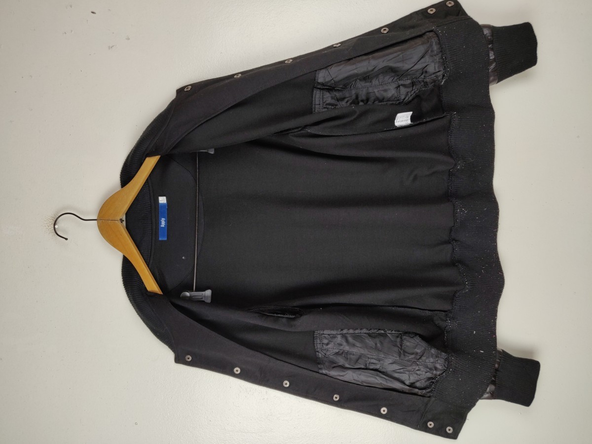 Bomber Jacket - Apply Japan Plain Varsity s Streetwear - 9