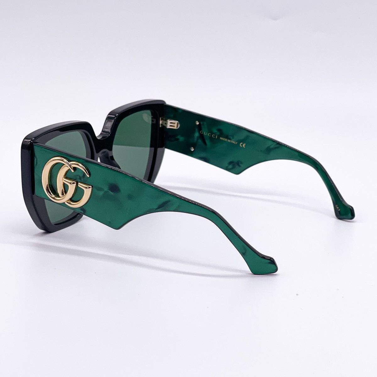 NEW GUCCI GG0956S 001 BLACK GREEN WOMEN’S SUNGLASSES GUCCI - 8