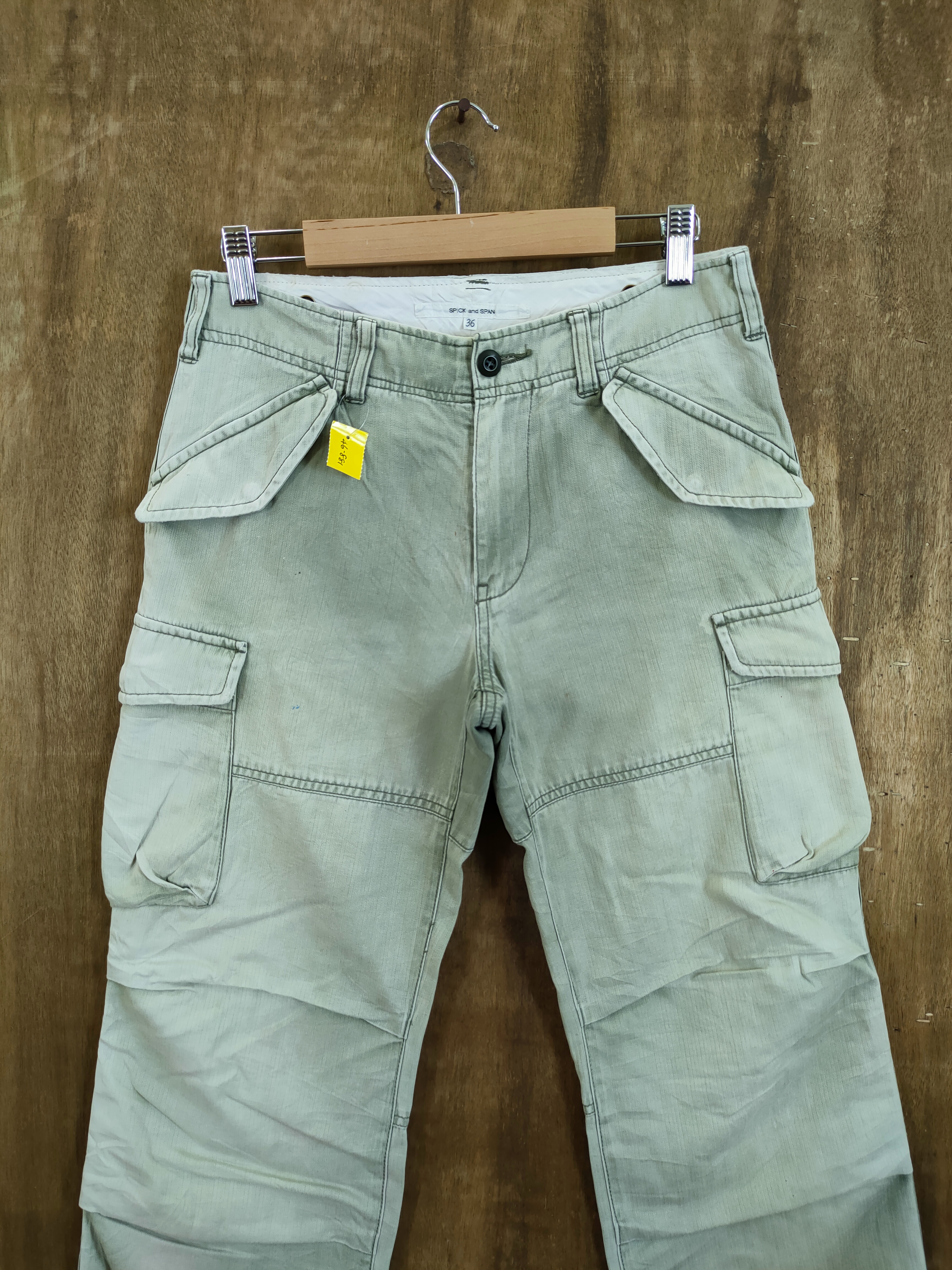 Faded Glory - Spick & Span japan faded multipocket cargo pants #46-881 - 4