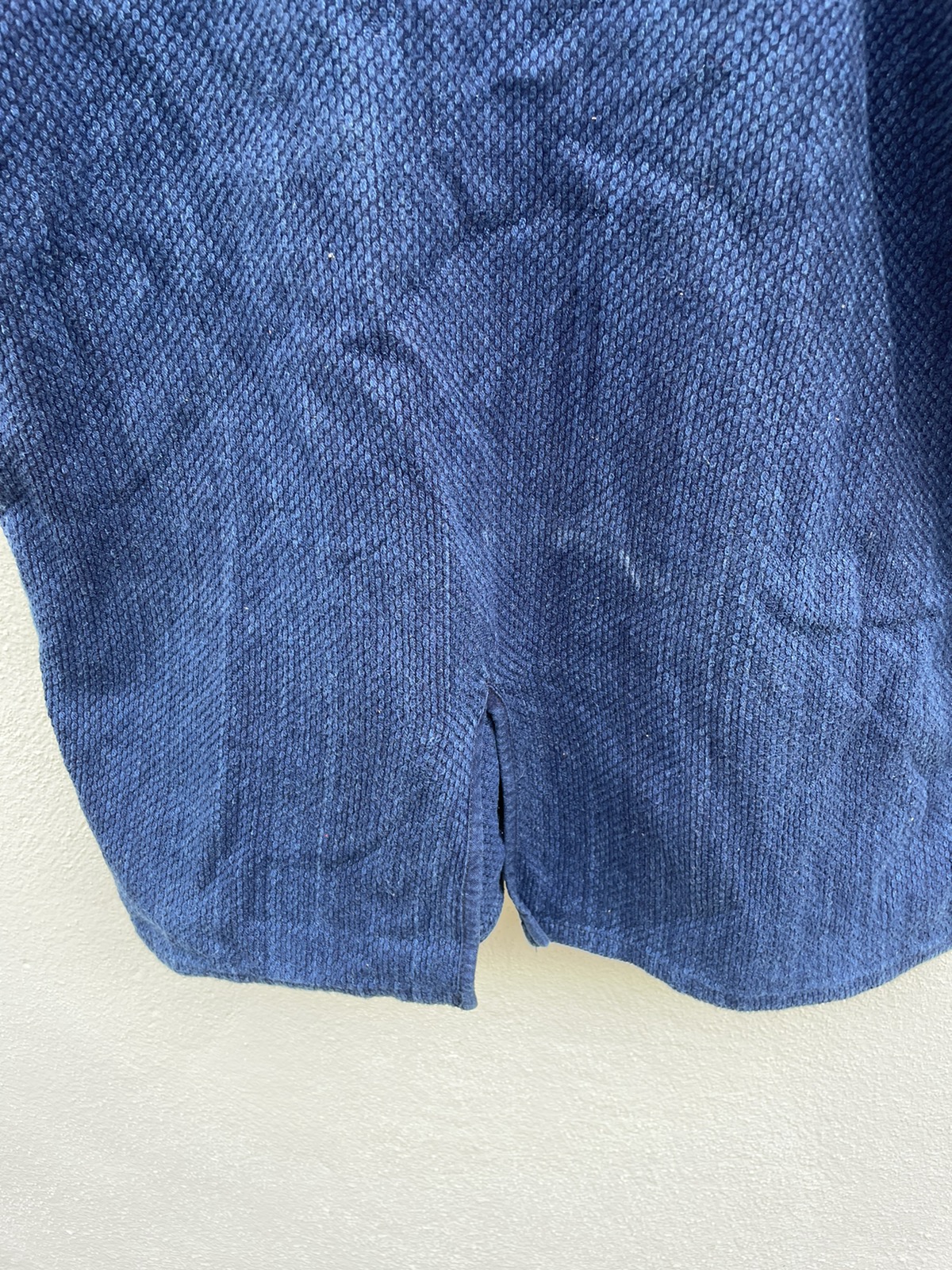 Indigo - Kimono Indigo Sashiko Samurai Jacket - 11