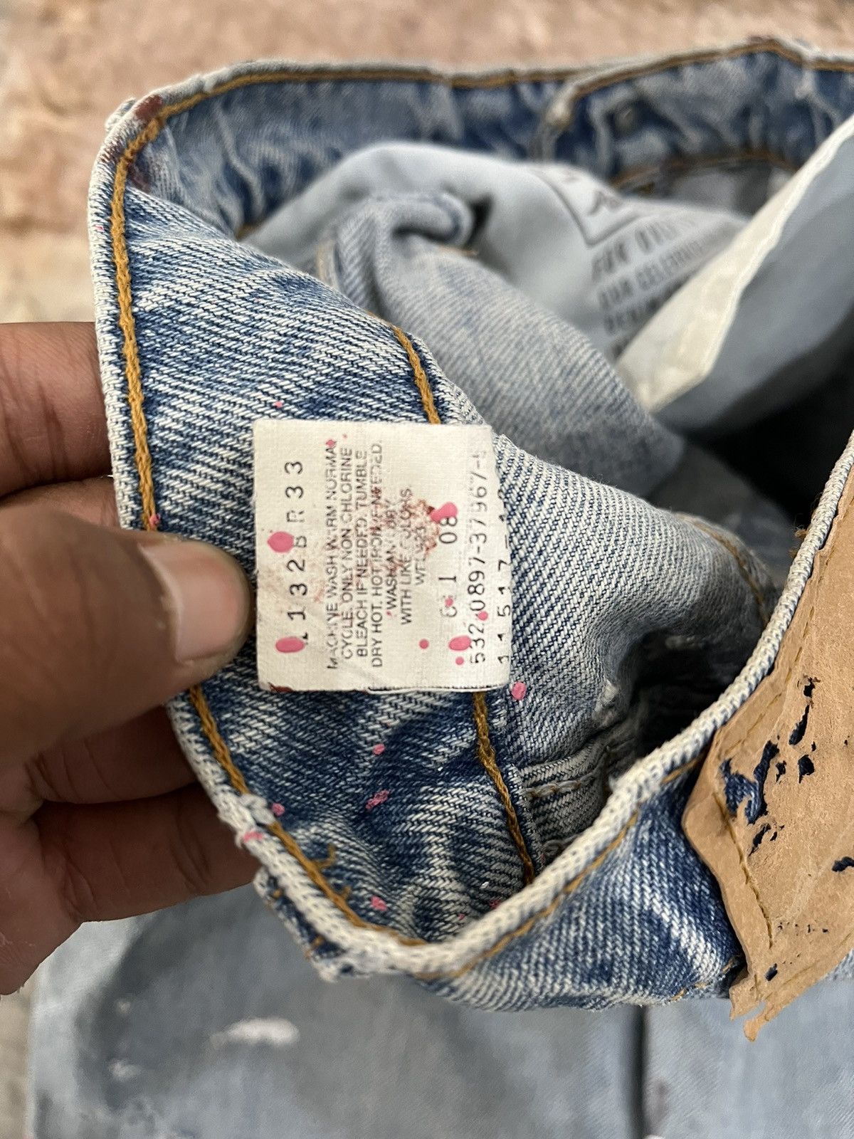 💥Vintage Flare Destroy Levis - 16