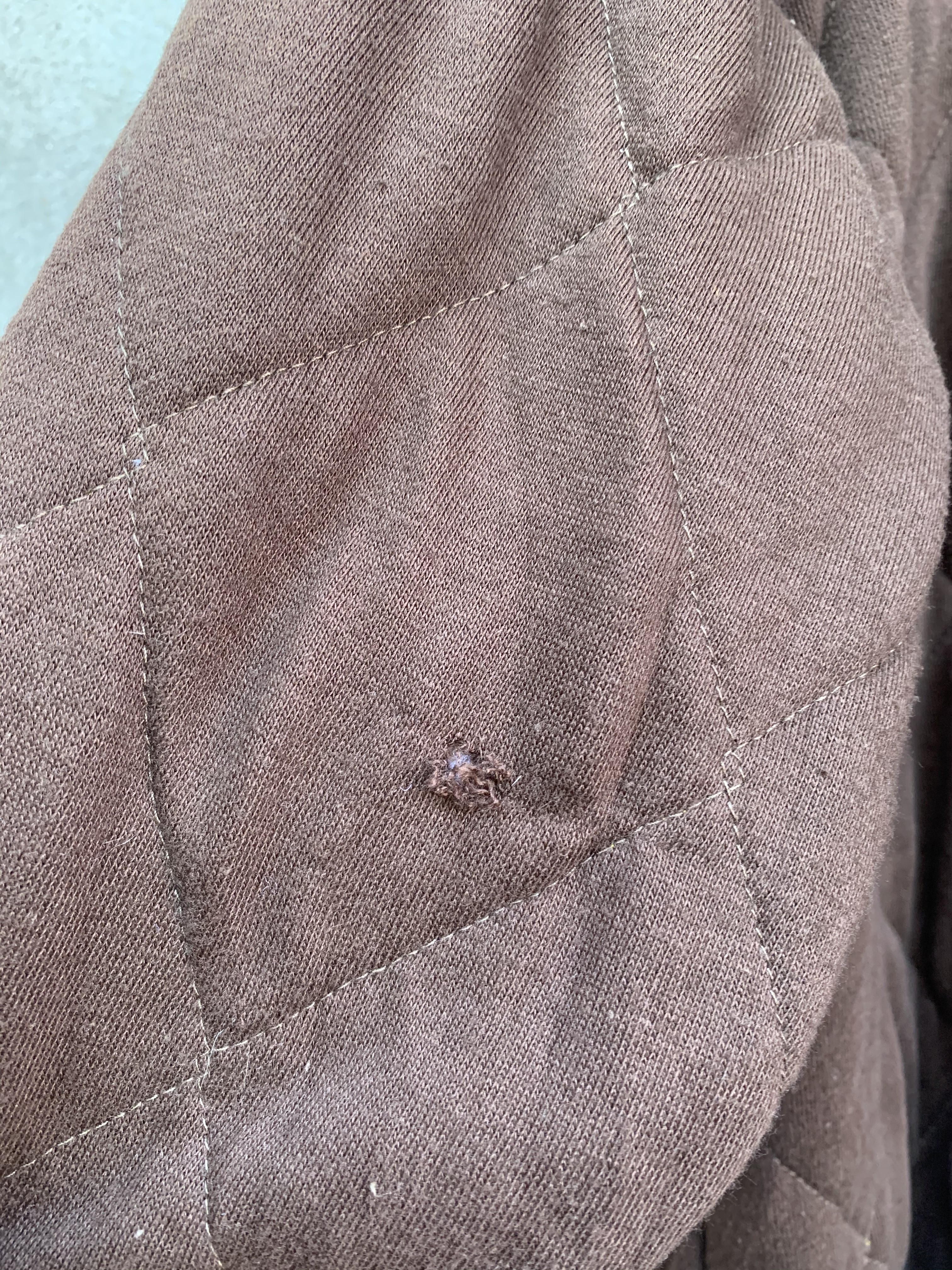 Vintage - Vintage Mischievous Big Collar Quilted Jacket - 7