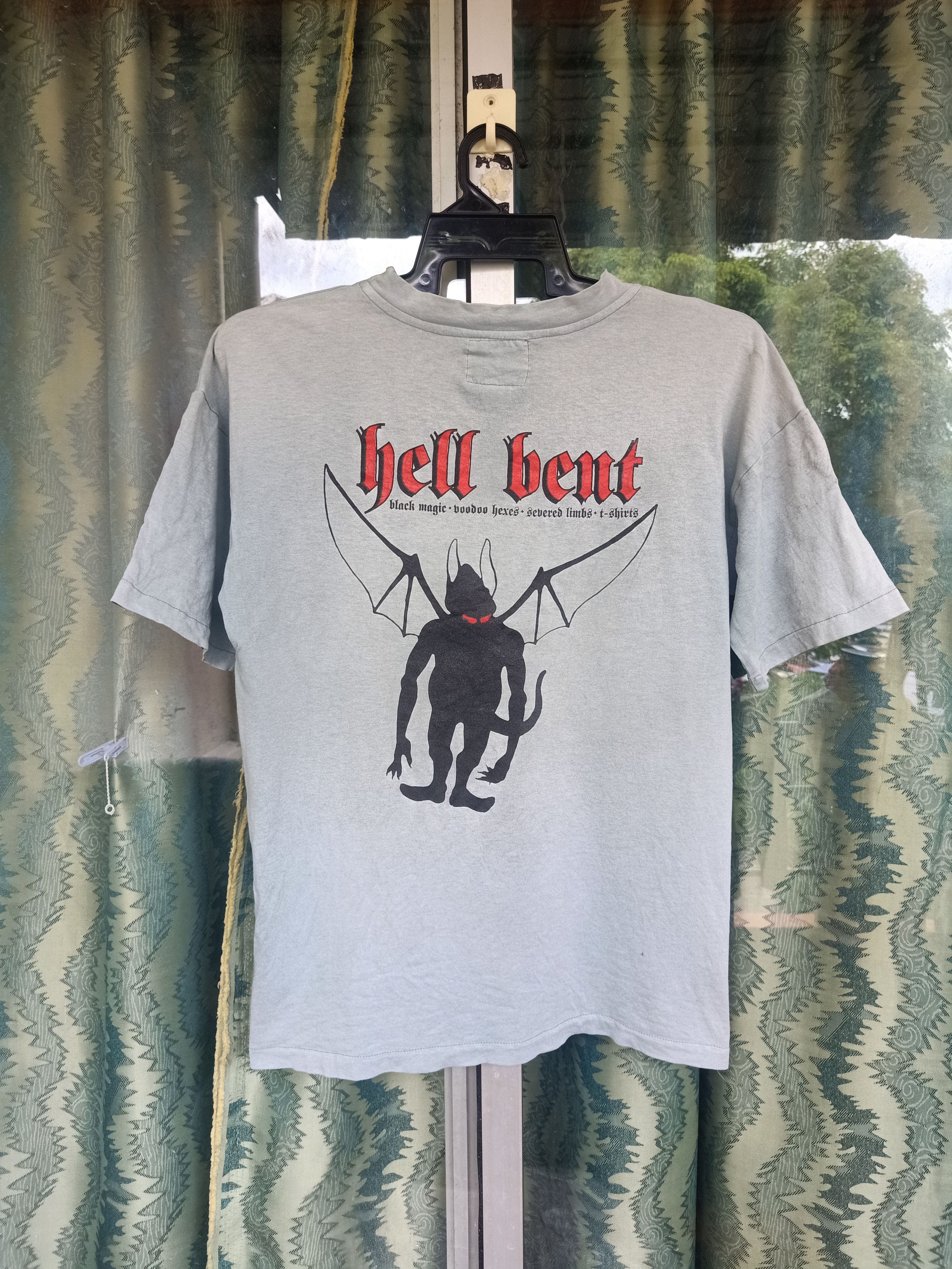 Vintage Superficial VOODO Hell Bent tee Devil man - 1