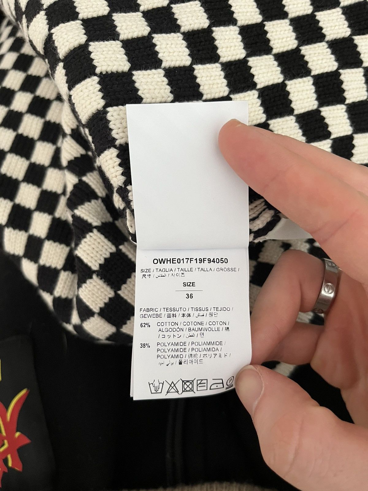 NWT - Off-White Checkered sweater - 7