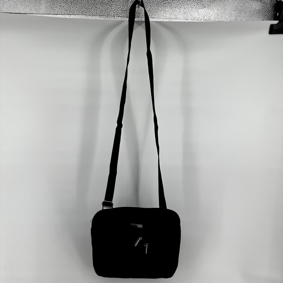 Baggallini Canyon Crossbody Bag Zipper Adjustable Strap Travel Black One Size - 3