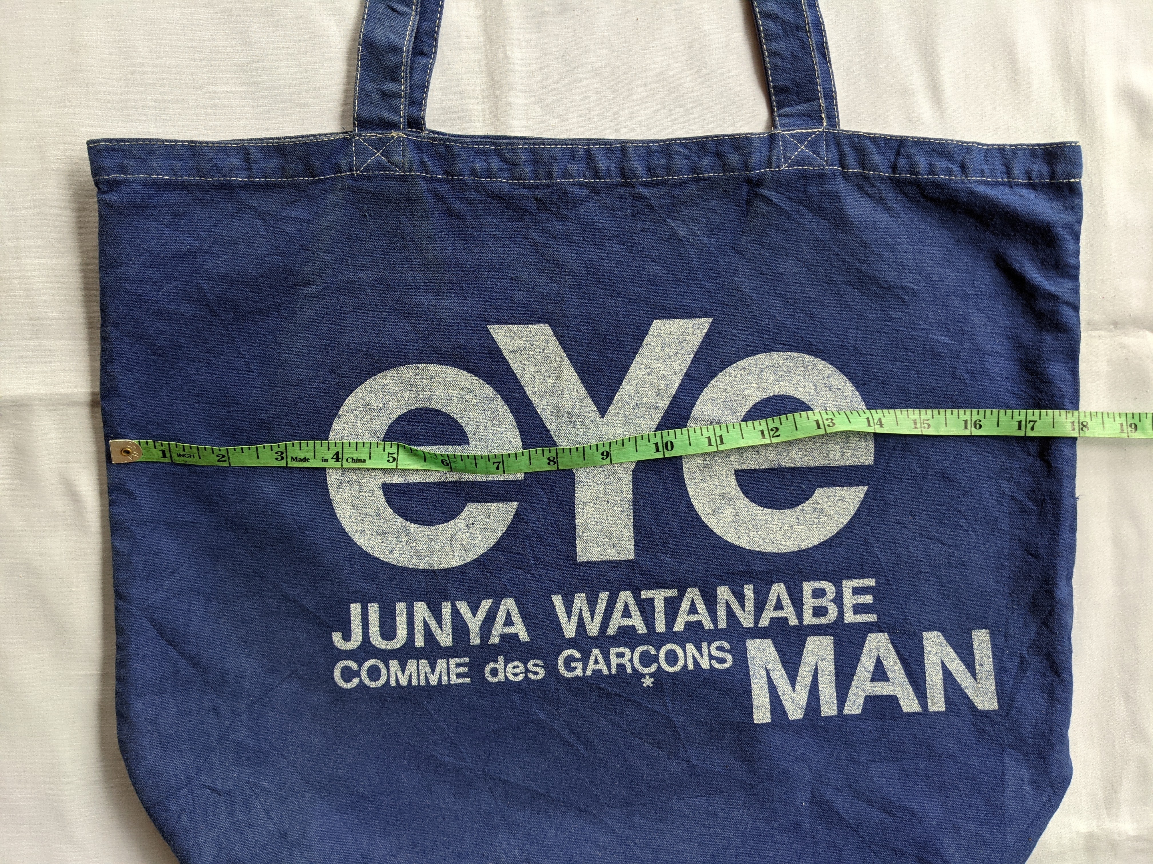 Eye Comme Des Garcons indigo tote bag Junya Watanabe - 7