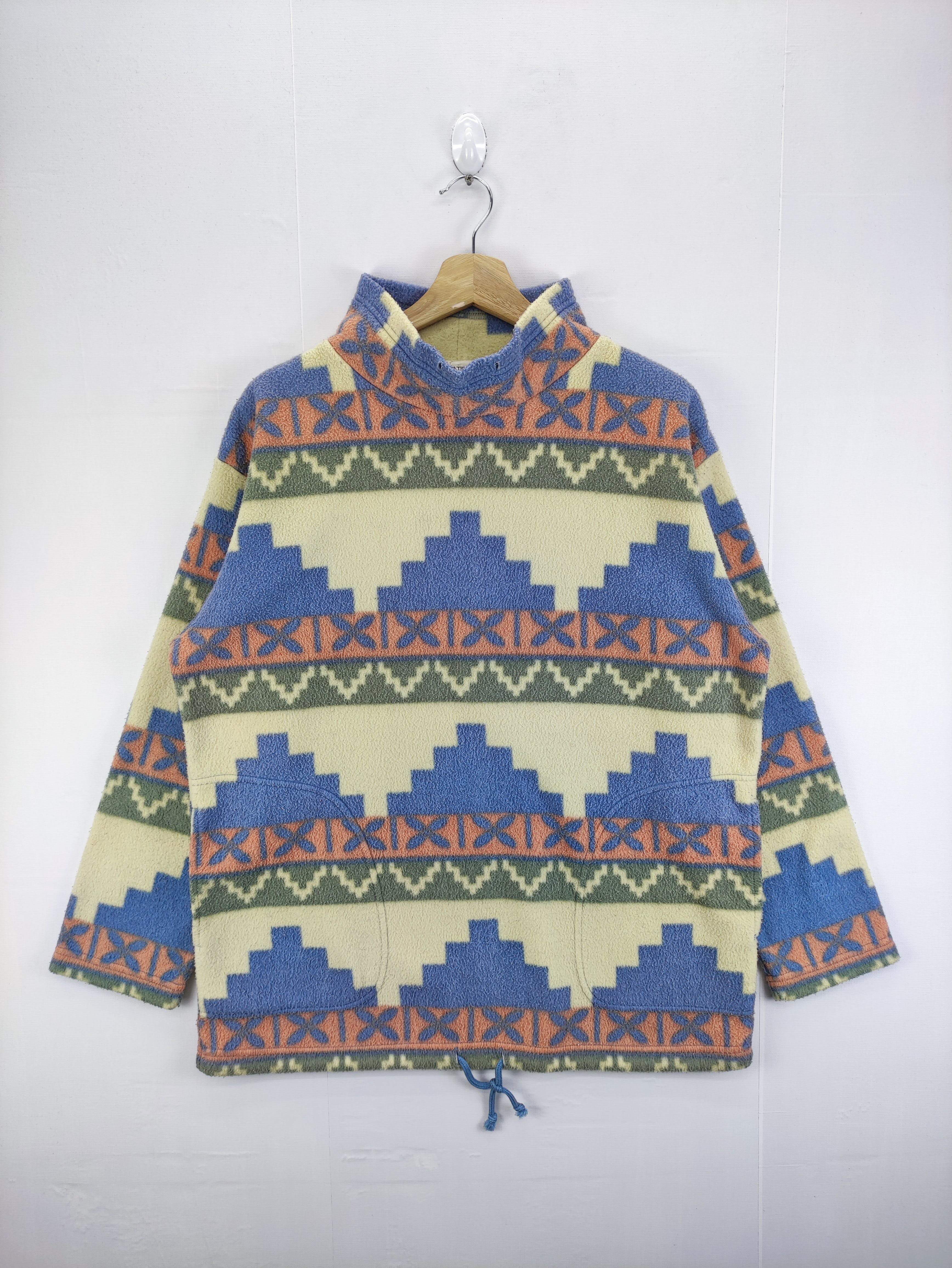 Vintage Navajo Design CP Tokyo International Pullover Fleece - 1