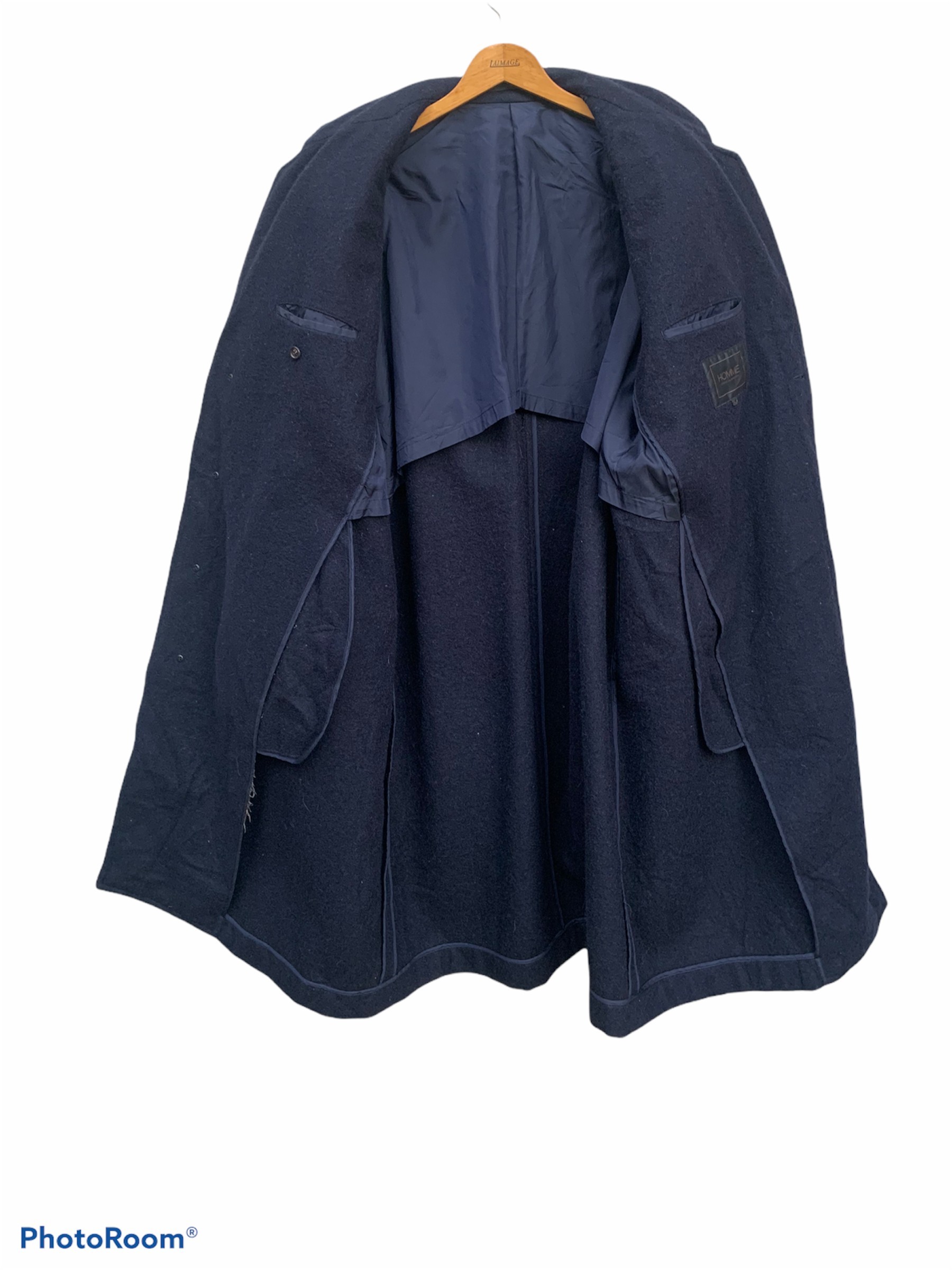 Rare Vintage 70/80’s Comme Des Garcon Homme Wool Long Coat - 12