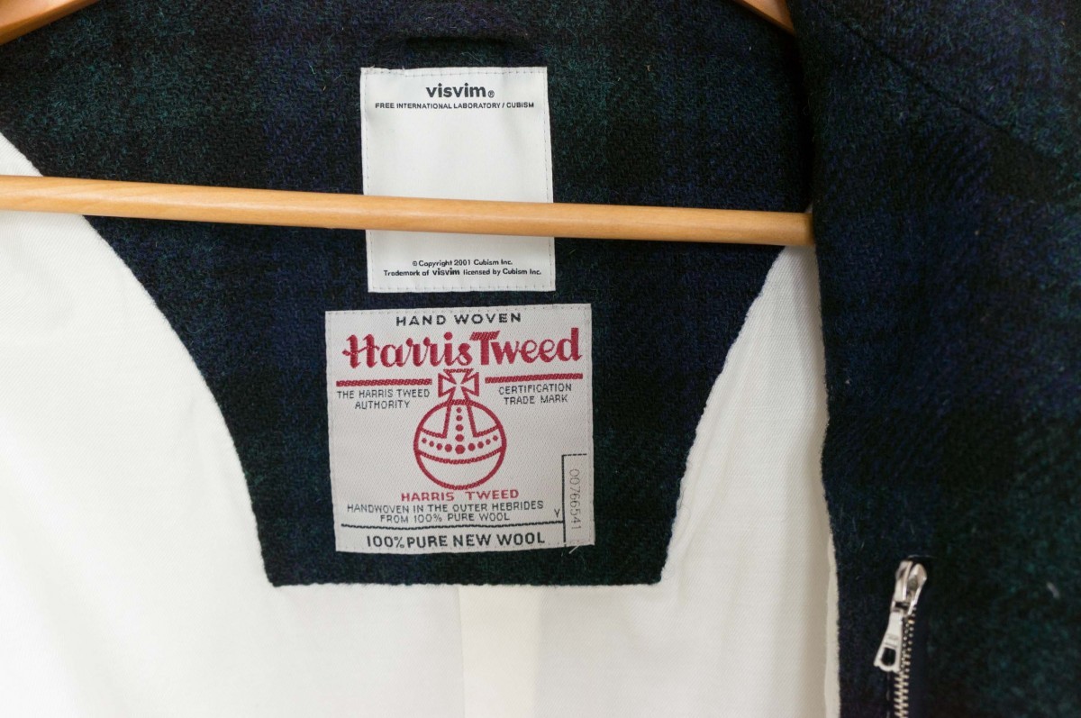 Blackwatch tartan tweed coat - 7