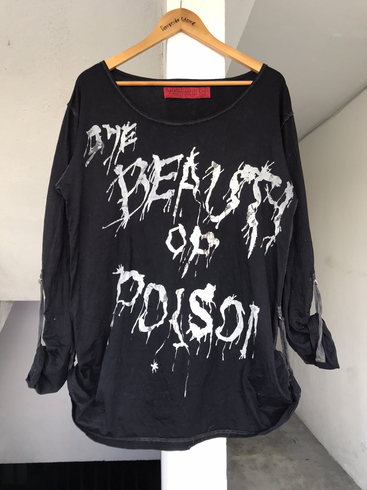 Japanese Brand - Vintage H.Anarchyism for Plus H.NAOTo Long Sleeve