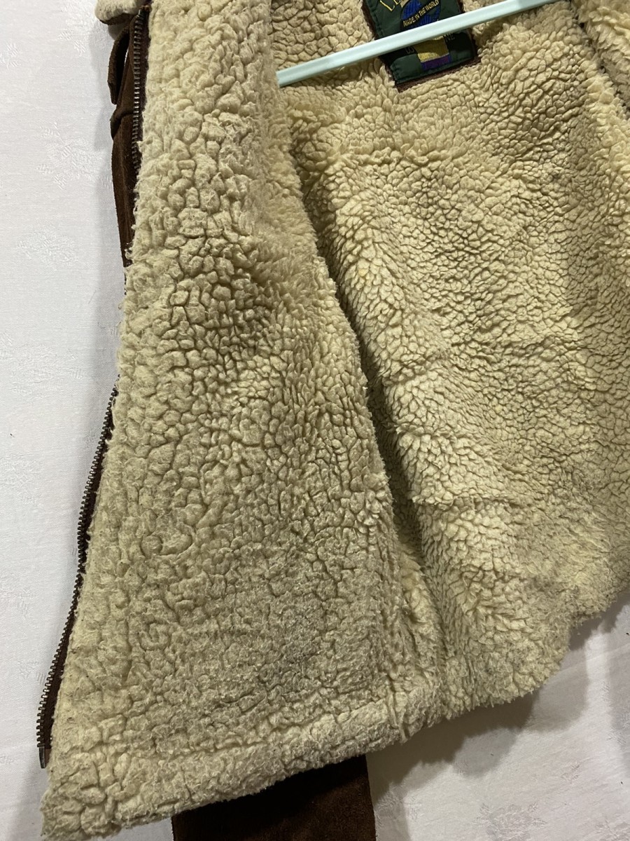 Leather - Made in The World Sherpa Lined B-3 Style Jacket - 13