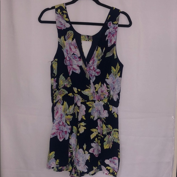 Vintage Havana Navy Floral Romper - 8