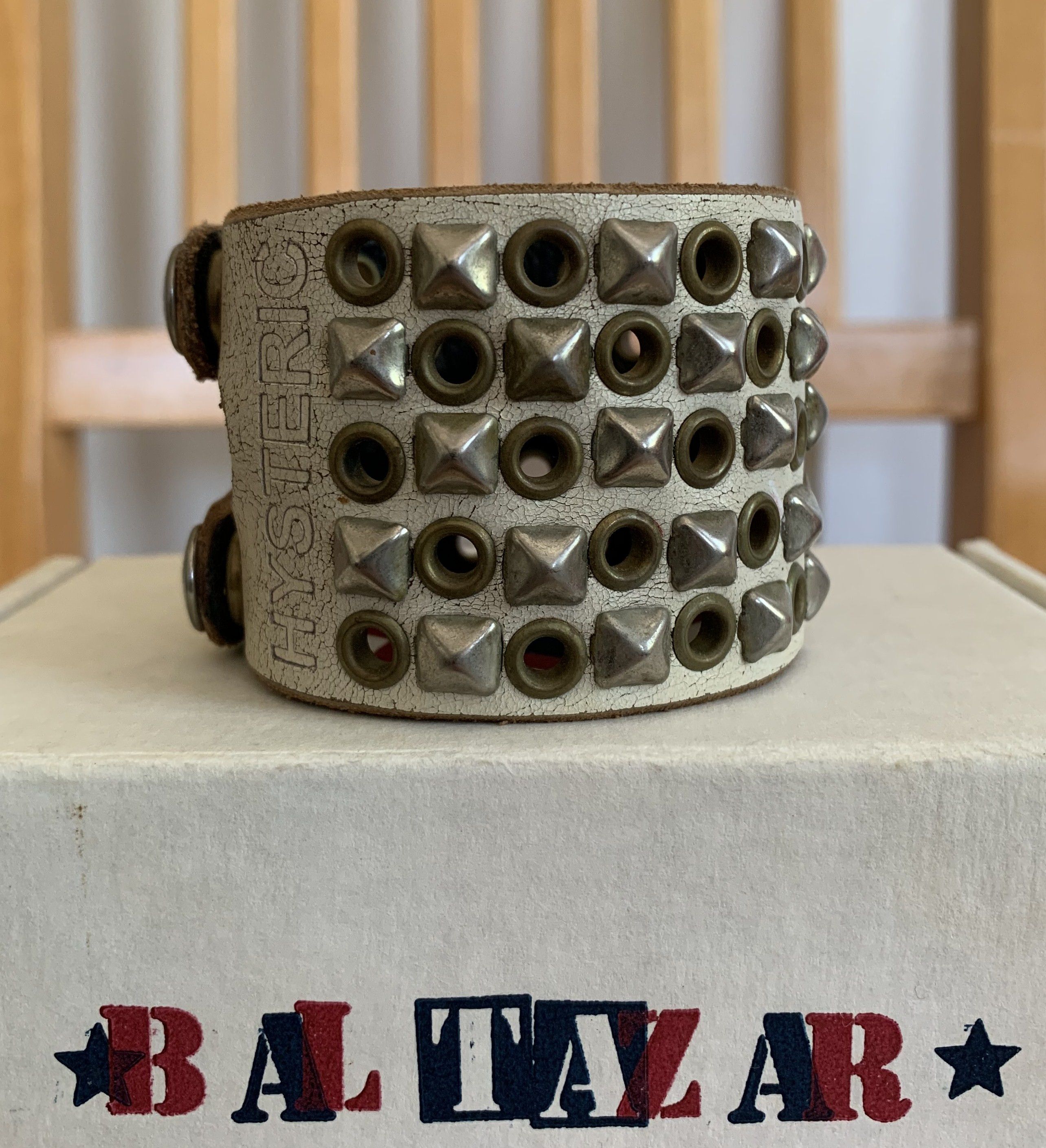 Hysteric Glamour x Baltazar Studded Leather Bracelet + Box - 2