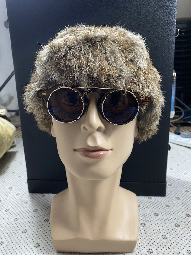 Mohair Fur Beanie By Grace Hat - 1