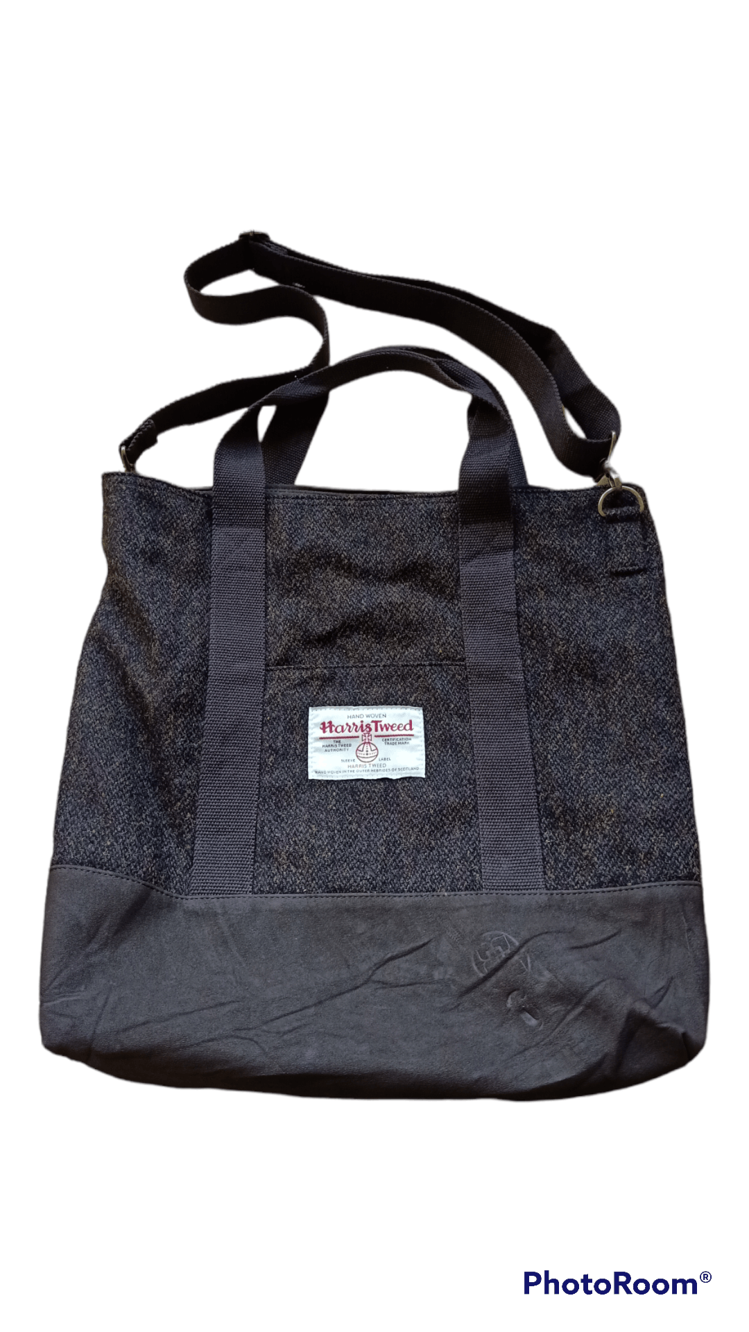 Harris Tweed X Chester Barrie Woven Wool sling bag - 1