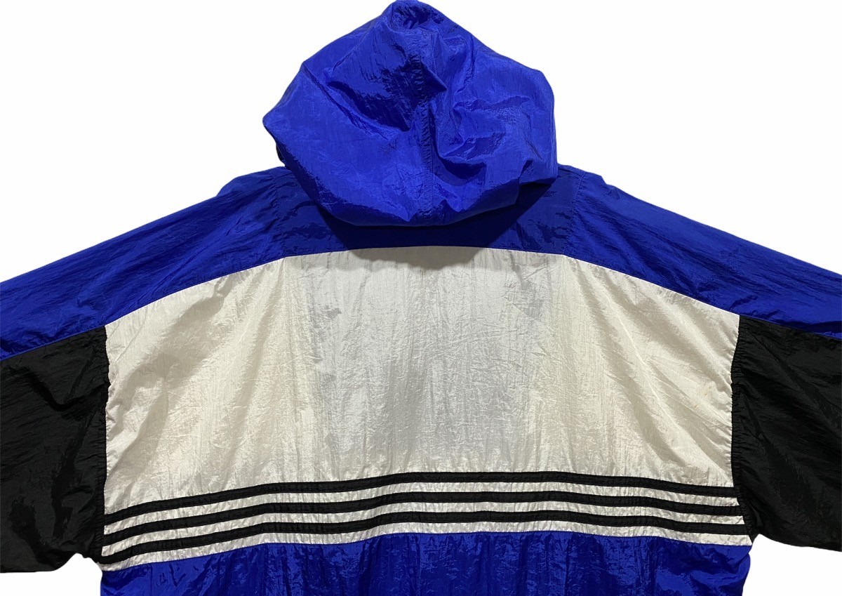 Vintage 90's Adidas Pullover Hoodie Nylon Track Jacket - 7