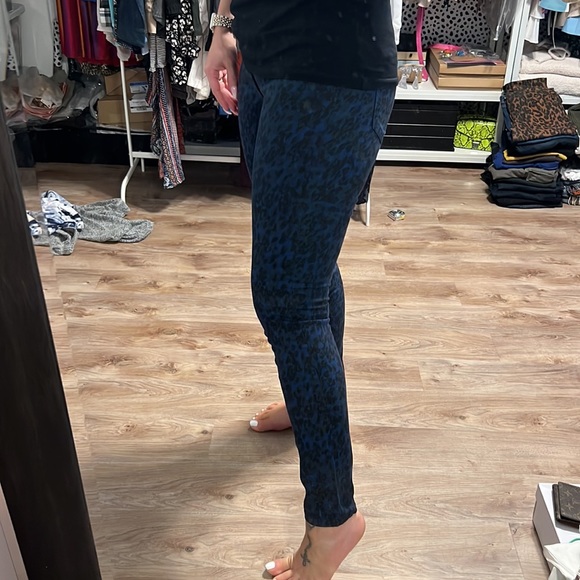 Joe's Jeans - Joe’s Jeans Wild Collection - The Skinny in Midnight/ Green Leopard Animal Print - 13