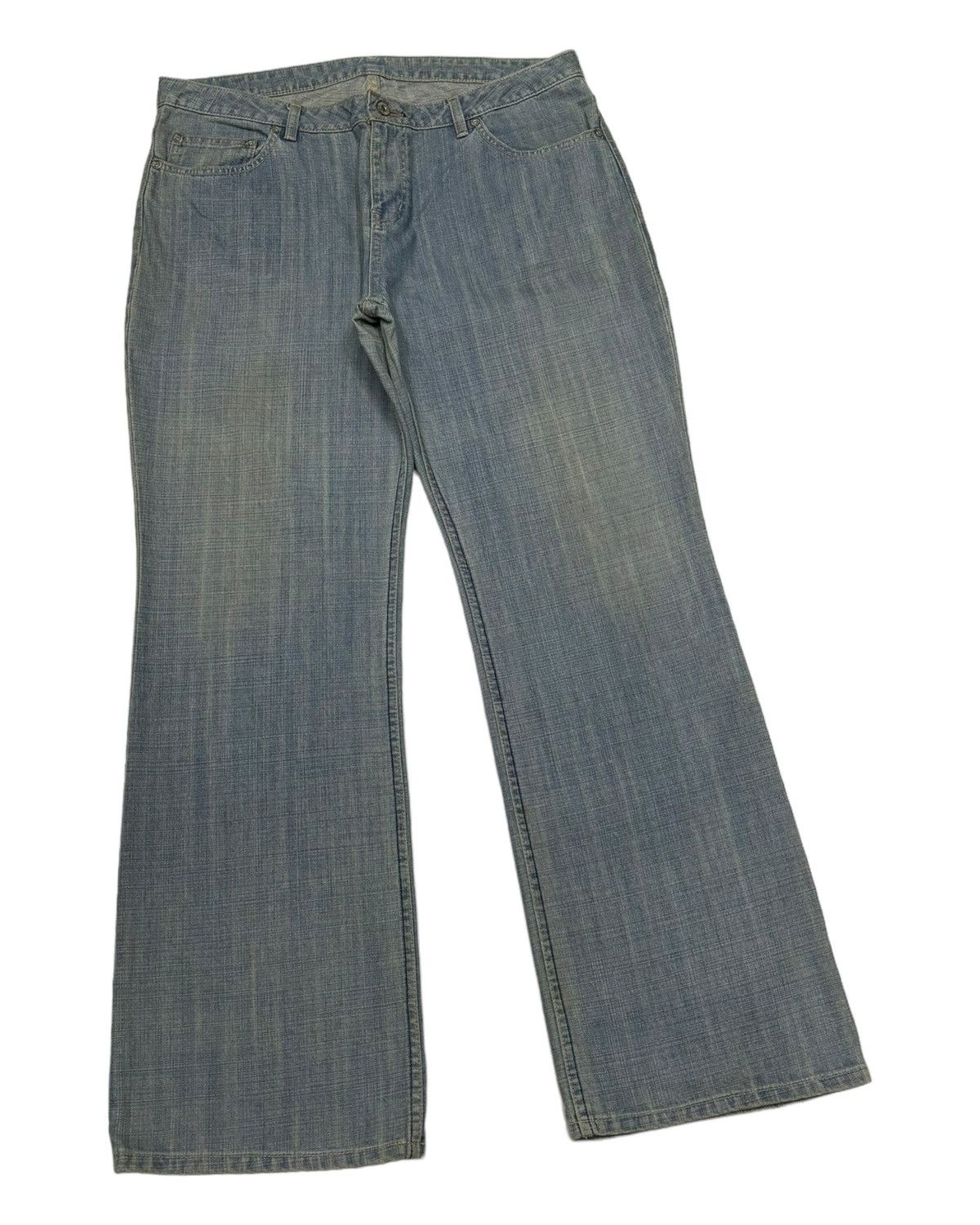 Vintage - MASTERPIECE HECTIC FLARE BAGGY DENIM JEANS - 3