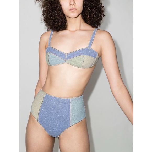 Oséree SS21 Shine Coloré High Waisted Bikini - 5