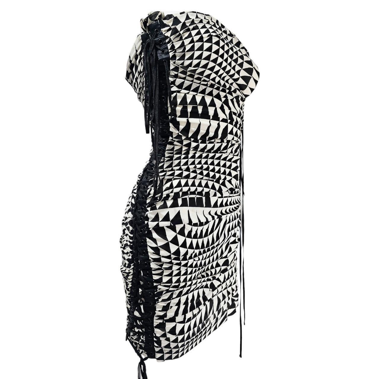 Dolce & Gabbana Women's Black and White Dress - 2