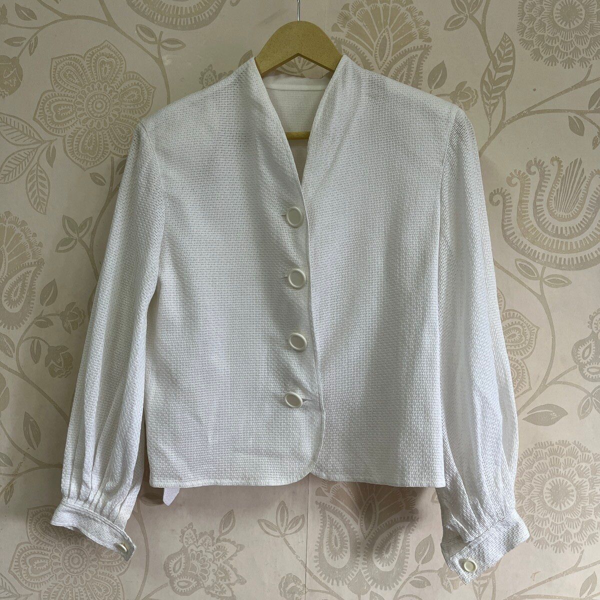 Gently Used Vintage Christian Dior Blouse Size M - 1
