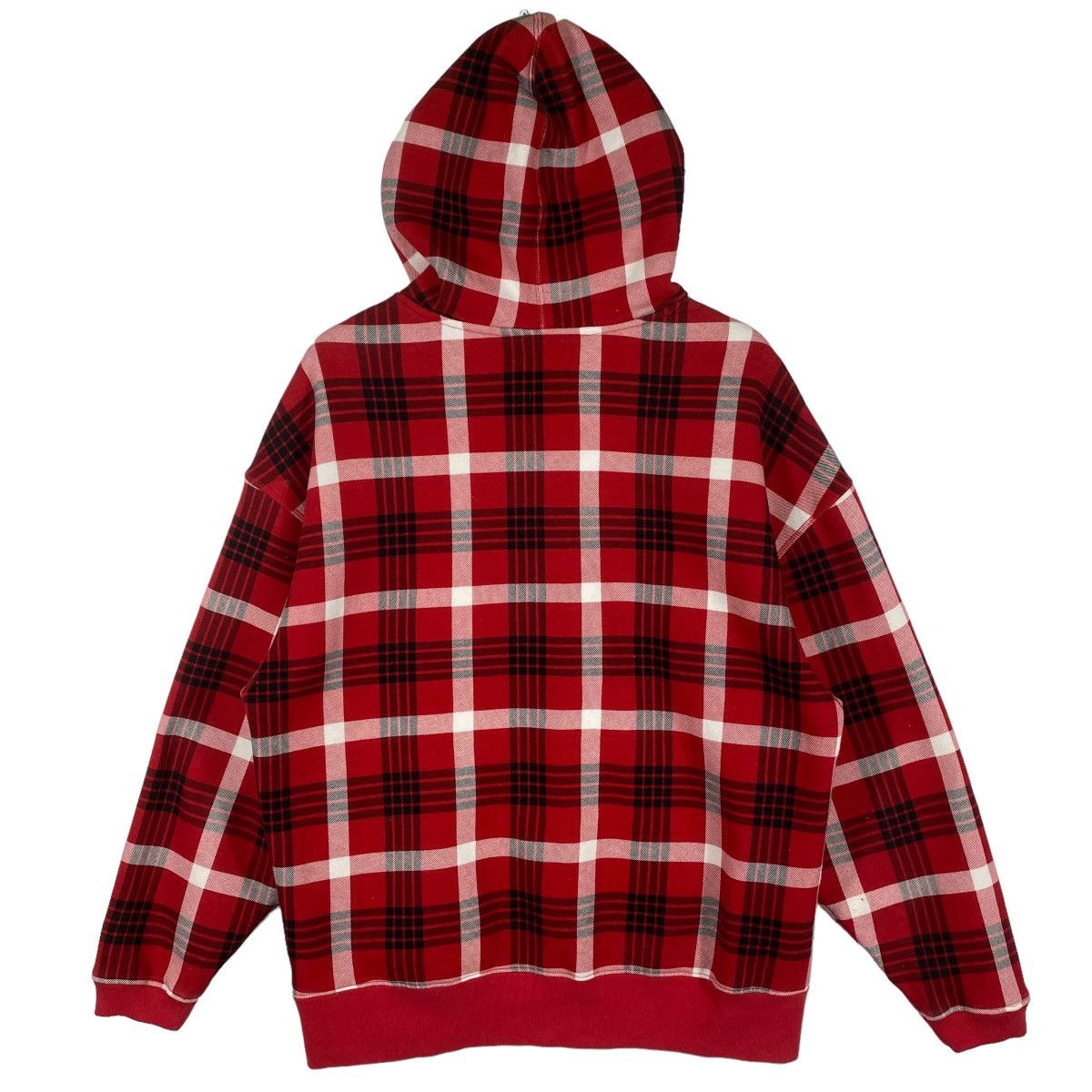 Vintage Gap Over Print Plaid Hoodie Sweatshirt M Size - 7