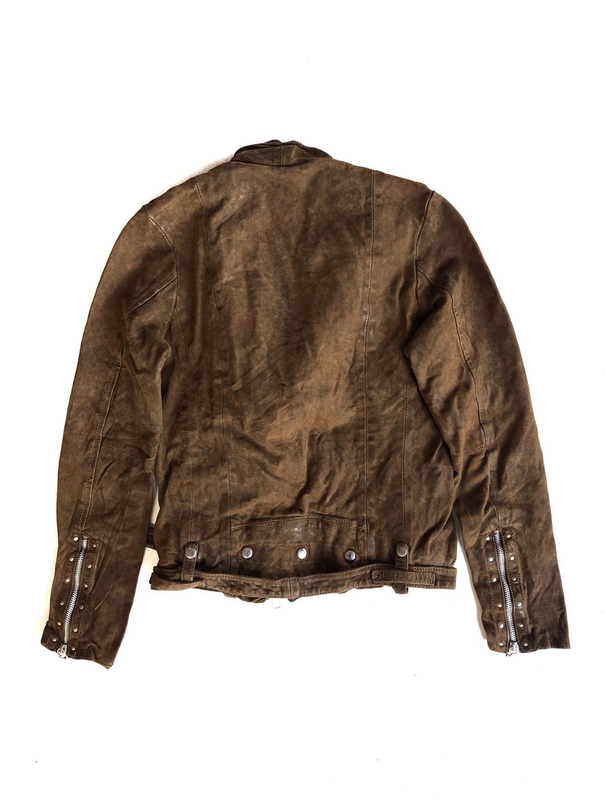 DOPE🔥OG Golden Goose Chiodo Leather Jacket Biker - 6